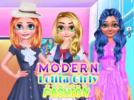 Jwèt Modern Lolita Girly Fashion sou entènèt