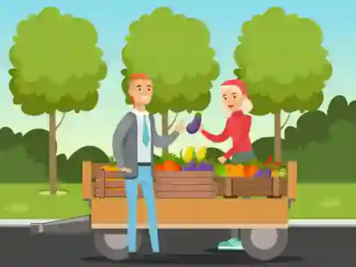 Jwèt Selling Trucks Match 3 sou entènèt