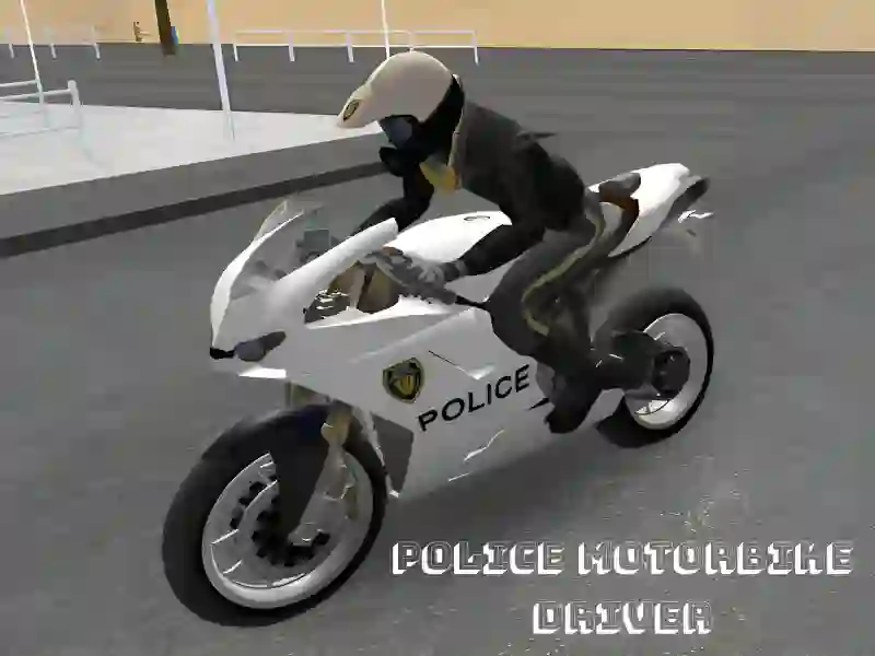 Jwèt Police Motorbike Driver sou entènèt