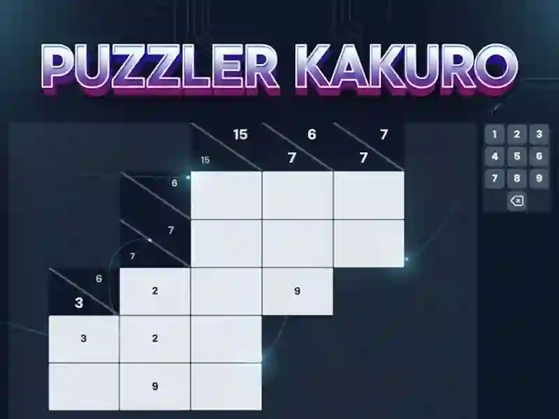 Jwèt Puzzler Kakuro sou entènèt