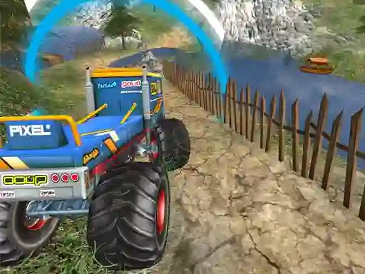 Jwèt Monster Truck Offroad Driving Mountain sou entènèt