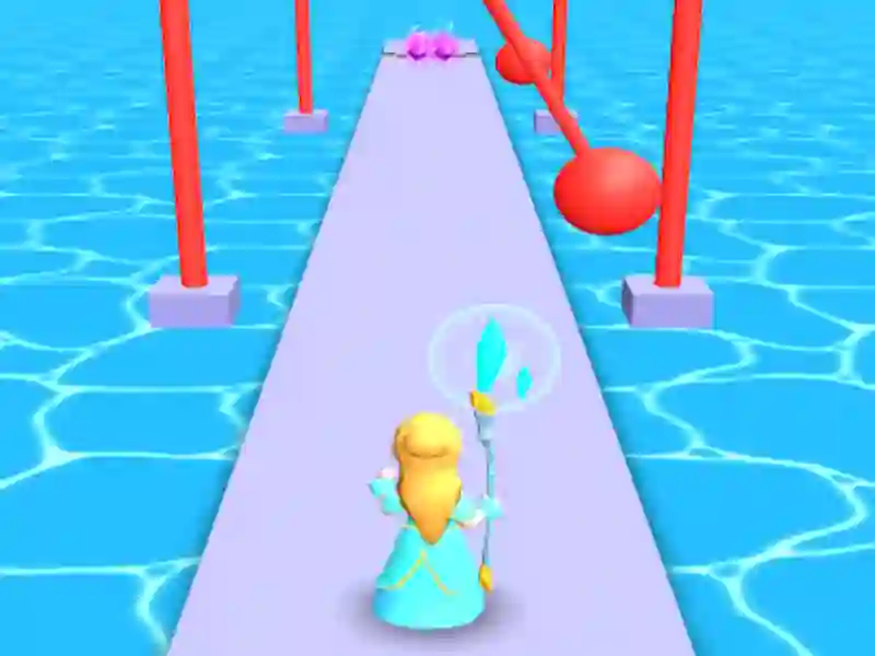Jwèt Frozen Race 3D sou entènèt