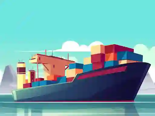 Jwèt Cargo Ships Jigsaw sou entènèt