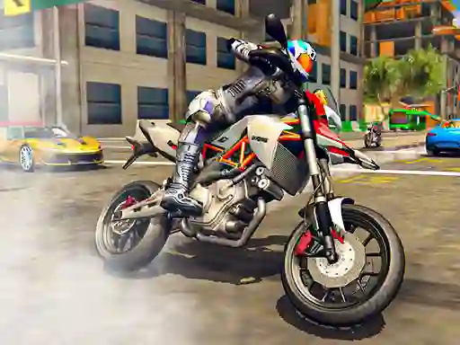 Jwèt Real Bike Race sou entènèt
