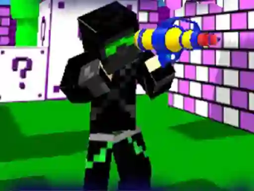 Jwèt Paintball Gun Pixel 3D sou entènèt