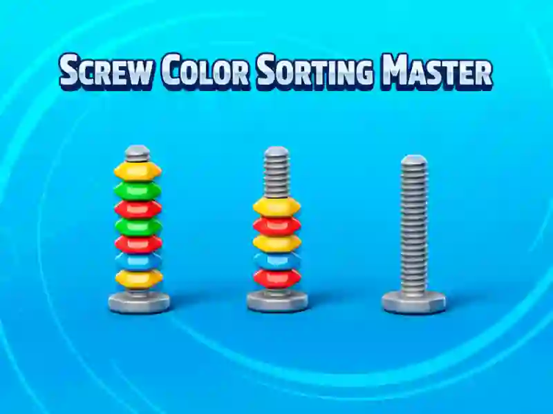 Jwèt Screw Color Sorting Master sou entènèt