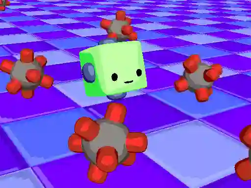 Jwèt Landmine Cube sou entènèt