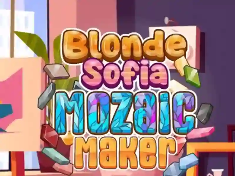 Jwèt Blonde Sofia: Mozaic Maker sou entènèt