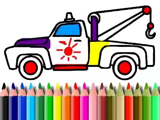 Jwèt Back To School: Trucks Coloring sou entènèt