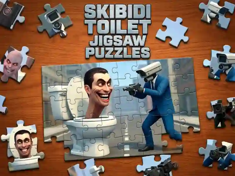 Jwèt Skibidi Toilet Jigsaw Puzzles sou entènèt