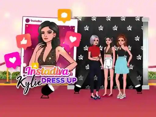Jwèt Instadiva Kylie Dress Up sou entènèt