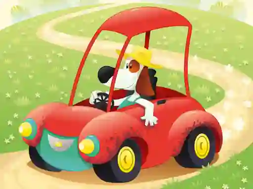 Jwèt Funny Animal Ride Difference sou entènèt