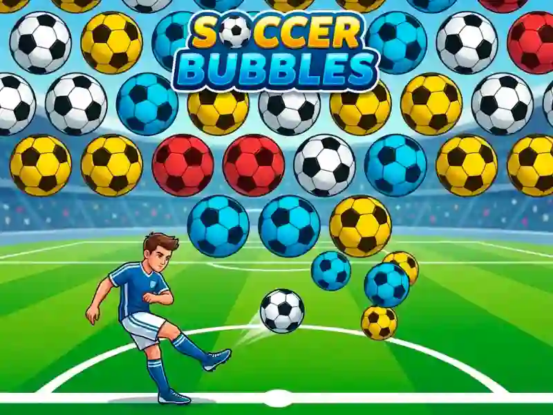 Jwèt Soccer Bubbles sou entènèt