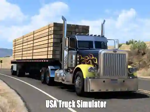 Jwèt USA Truck Simulator 2024 sou entènèt