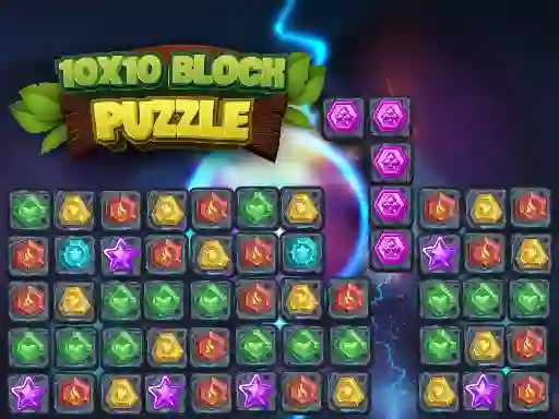 Jwèt 10X10 block puzzle sou entènèt