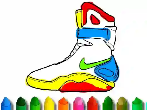 Jwèt Back To School: Shoe Coloring sou entènèt