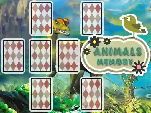 Jwèt Animals Cards Memory sou entènèt