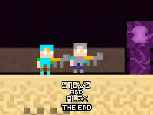Jwèt Steve and Alex TheEnd sou entènèt