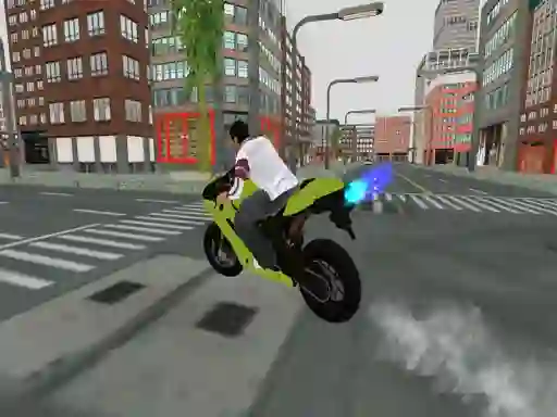Jwèt Heavy Bikes City Parking Game 3D sou entènèt