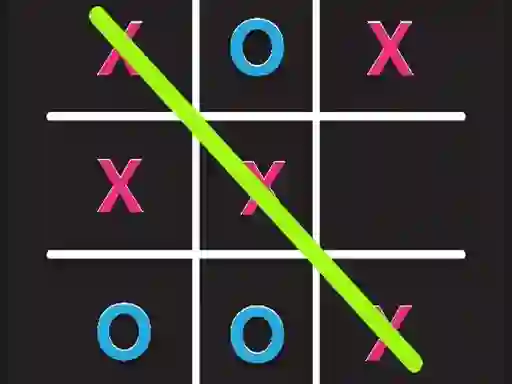 Jwèt Tic Tac Toe sou entènèt