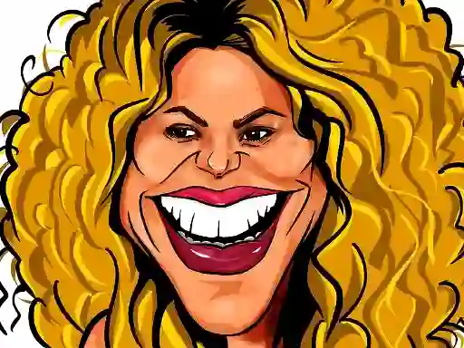 Jwèt Shakira Funny Face sou entènèt