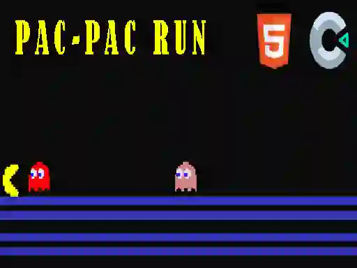 Jwèt PAC-PAC RUN sou entènèt