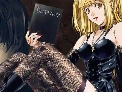 Jwèt Death Note Anime Jigsaw Puzzle Collection sou entènèt