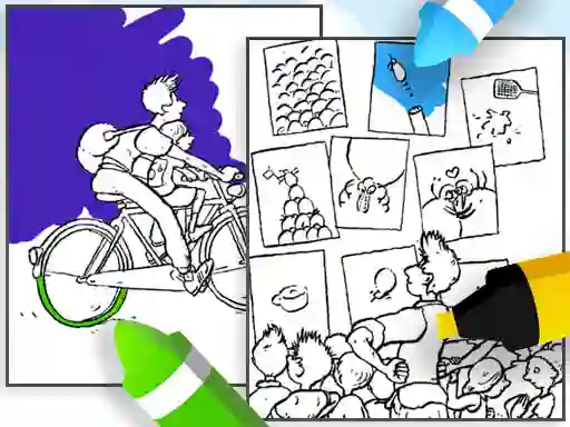 Jwèt Coloring Book for Adults sou entènèt