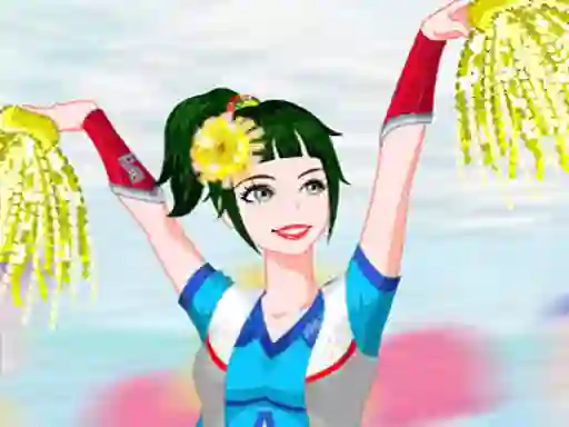 Jwèt Cheerleader Dress Up Game sou entènèt