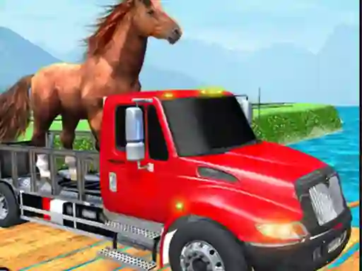 Jwèt Animal Transport Truck sou entènèt