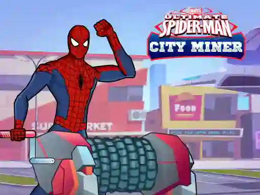 Jwèt Spiderman Gold Miner sou entènèt
