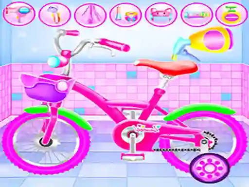 Jwèt Girl Bike Fix & Washing Salon sou entènèt