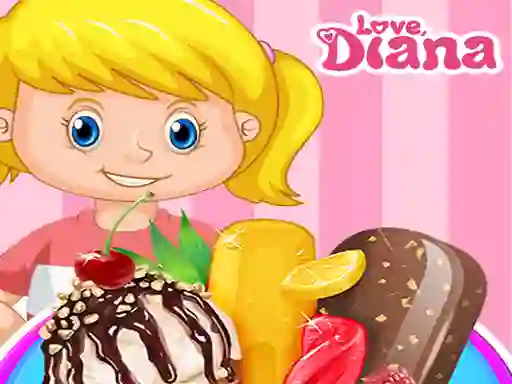 Jwèt Ice Cream love Diana sou entènèt
