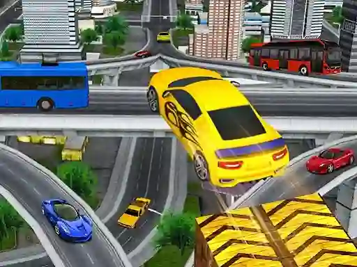 Jwèt Crazy Car Impossible Stunt Challenge Game sou entènèt