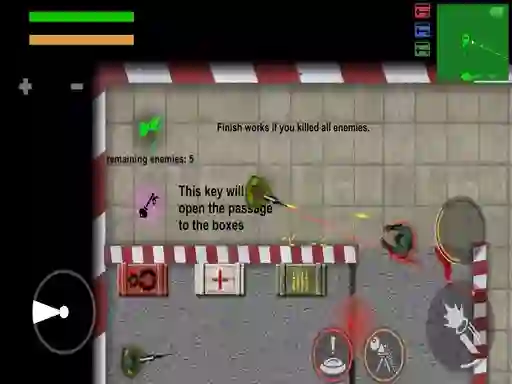 Jwèt Zombie War 2D sou entènèt
