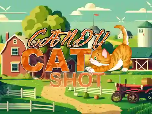 Jwèt Candy Cat Shot sou entènèt