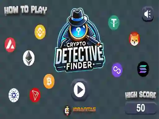 Jwèt Crypto Detective Finder sou entènèt
