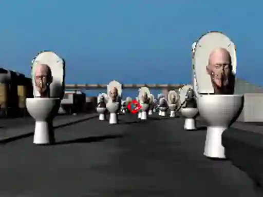 Jwèt Hunt Skibidi Toilet sou entènèt