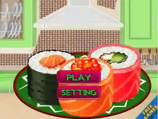Jwèt Sushi Roll 3D Cool sou entènèt