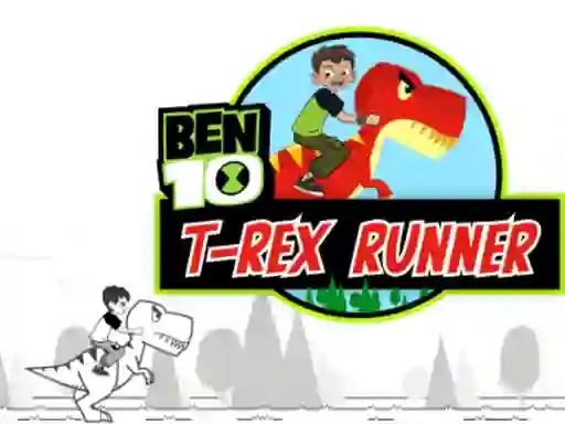 Jwèt Ben 10 T-Rex Runner sou entènèt