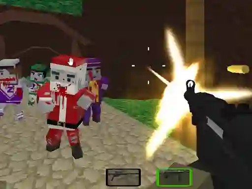 Jwèt PGA6 Combat Pixel Vehicle Zombies sou entènèt