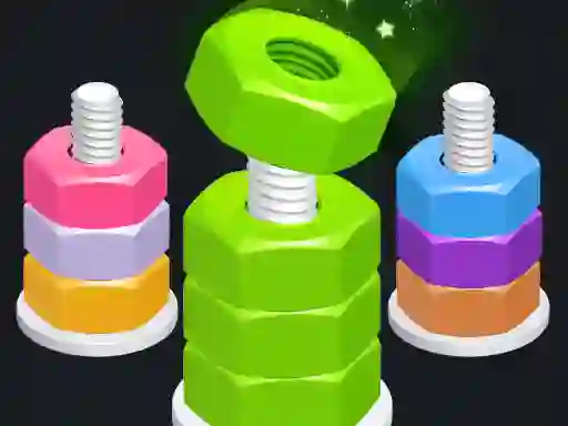 Jwèt Nuts Puzzle: Color Sort sou entènèt