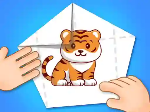 Jwèt Paper Fold Origami 2 sou entènèt