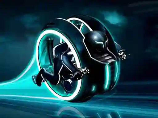 Jwèt Cyber Tron biker sou entènèt