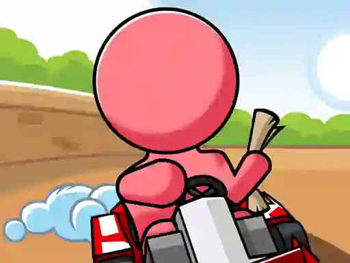 Jwèt Mini Kart Rush sou entènèt