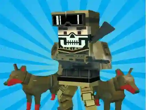 Jwèt Pixel Guns Apocalypse 3 sou entènèt