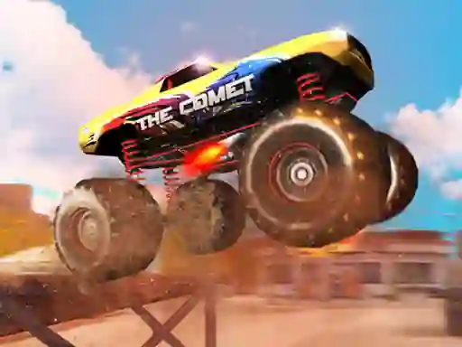Jwèt Monster Truck Stunt Racer sou entènèt