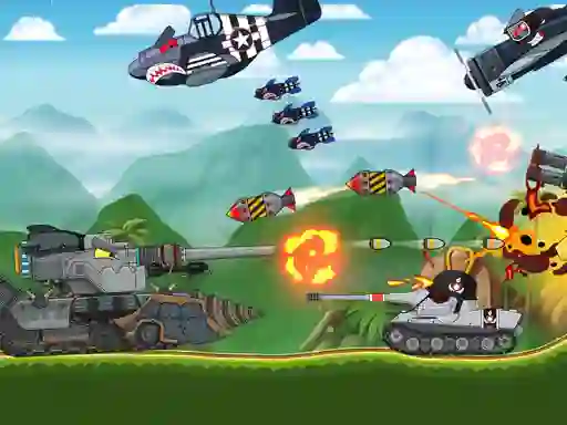 Jwèt Tank Battle Tank War sou entènèt