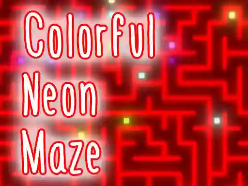 Jwèt Colorful Neon Maze sou entènèt
