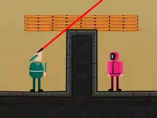 Jwèt Squid Game Bullet 2D sou entènèt